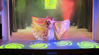 Yanina Destefano  bellydance wings Mili Alma Tri [upl. by Grati577]