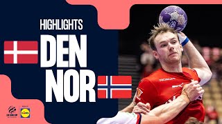 Denmark vs Norway  Round 1  EHF EURO Cup 2026 [upl. by Aicargatla]