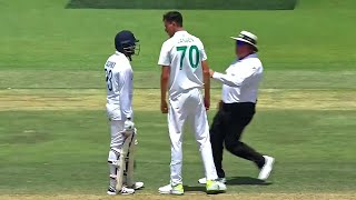 Jasprit Bumrah and Marco Jansen came face to face while bowled his 6th ball [upl. by Nabroc]