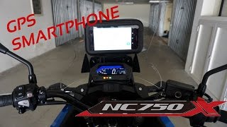 NC750X 16 GPSSMARTPHONE MOUNT [upl. by Ahcim472]