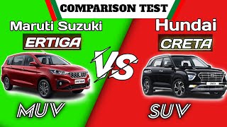 🔥Ertiga vs Creta  Comparison Video  Dono Me Se Konsi Le [upl. by Ardie917]