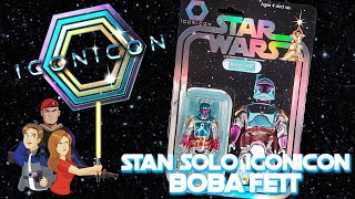 Stan Solo Iconicon Exclusive Boba Fett figure with Analog Toys [upl. by Ykcul]