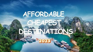 15 Most Insanely Cheap Budget Travel Destinations in 2023 [upl. by Chenay180]