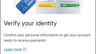 Verify your identity google adsense 2025 [upl. by Anni]