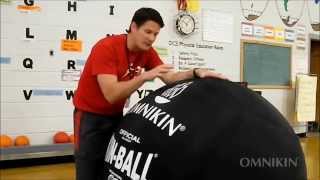 OMNIKIN® KINBALL® How to inflate  Comment gonfler [upl. by Jodoin]