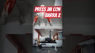 Press JM con barra z en banco plano [upl. by Asselam]