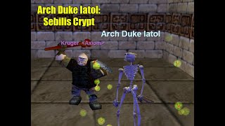 Shaman Solos Arch Duke Iatol Sebilis Project 1999 EverQuest [upl. by Norred]