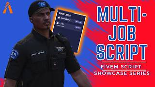 BEST MULTIJOB SCRIPT FOR FIVEM  Script Showcase Showcase and Installation [upl. by Akema]