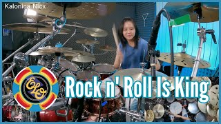 Rock n Roll Is King  Electric Light Orchestra ELO  Drum Cover by KALONICA NICX [upl. by Akemrej787]