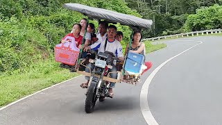 Riding Cheapest Filipino Transport Bike Downhill at Extreme Speed [upl. by Trisa]