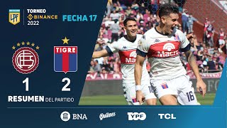 TorneoBinance  Fecha 17  resumen de Lanús  Tigre [upl. by Atived]