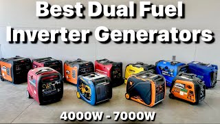 Best Dual Fuel 4K  7K Inverter Generator Lineup  Genmax 7250W ￼ Predator 5000W Duromax 4500W [upl. by Nowed]