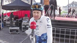 Jakob Fuglsang  Interview at the start  Amstel Gold Race 2022 [upl. by Cleon]