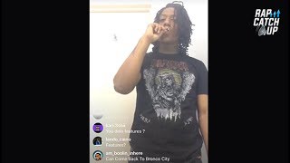 Rico Recklezz Out of Jail  Live Streams New Song Back Down [upl. by O'Gowan]