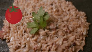 Risotto Radicchio e Gorgonzola  Risotto Radicchio with Gorgonzola  Radicchio Risotto Recipe [upl. by Rett]