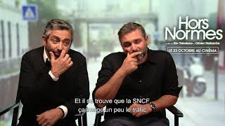 Interview dOlivier Nakache et Eric Toledano les réalisateurs de quotHors Normesquot [upl. by Ahsienat]