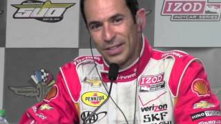 Helio Castroneves 2013 Indy 500 Pole Day Press Conference [upl. by Esoranna]