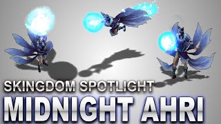 Midnight Ahri Skin Spotlight  SKingdom  League of Legends [upl. by Ahsitam321]