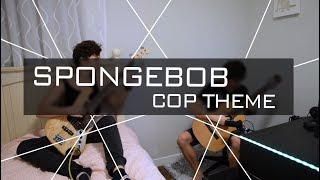 SpongeBob  The Mob Cop theme  Fingerstyle Guitar  Bass cover by Nikita Yevtushevsky TABS [upl. by Harelda]