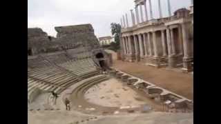 ESPAÑA  MERIDA TEATRO ROMANO DE MERIDA [upl. by Sholom]