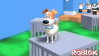 Köpek Olduk ve Kanalizasyondan Kaçtık  Panda ile Roblox The Secret Life of Pets Obby [upl. by Anaitsirc]