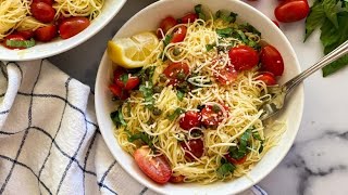 Cold Lemon Capellini Salad [upl. by Dryden68]