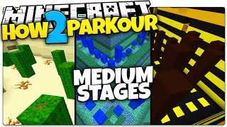 Minecraft  HOW 2 PARKOUR  Cactus Jumps Blind Hops DEATH Blocks Minecraft How To Parkour [upl. by Lewes]