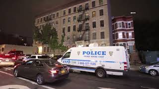 CRIME SCENE UNIT at Fatal Stabbing Incident on Grand Concourse  BRONX [upl. by Ialda]