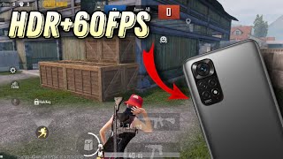 HDR  60FPS REDMİ NOTE 11S 🤯✅  PUBG MOBİLE TEST❗ [upl. by Itsud]