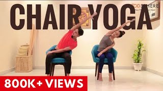 11 Minute Chair Yoga Practice  Chair Yoga for Beginners amp Seniors  Easy Chair Yoga With Bodsphere [upl. by Ait456]