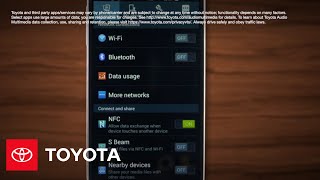 Toyota Entune  Bluetooth Android Pairing  Toyota [upl. by Salkcin]