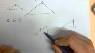 Likformiga trianglar Ma 1c [upl. by Latrell]