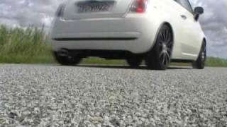 Fiat 500 Sport 12 8V  Fox exhaust [upl. by Deckert126]