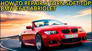 HOW TO REPAIR A TORN SOFTTOP EASILY [upl. by Fe135]