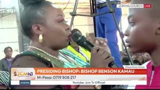 JUSTINA SYOKAU BEGS FOR FORGIVENESS FROM BISHOP BEN KIENGEI [upl. by Bakemeier]