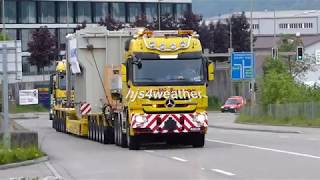 Sondertransport von Pratteln bis Rickenbach SO [upl. by Olegnad]