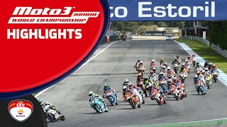 Highlights  Estoril 2018  Moto3 Junior World Championship  FIM CEV Repsol [upl. by Bart892]