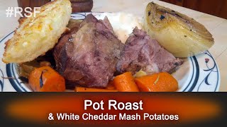 Pot Roast amp White Cheddar Mash Potatoes  Ready Set Flambé Fun Size [upl. by Lienahs]