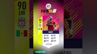 Sadio Mane Ultimate Team History Mane fifa evolution football premierleague alnassr ronaldo [upl. by Salim]