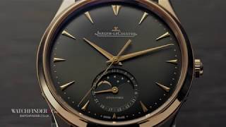 JaegerLeCoultre Master Ultra Thin Moon 136255J [upl. by Ameg]