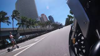 Honda CB300R stock exhaust sound [upl. by Ardie]