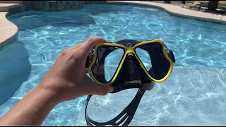 Zenoplige Snorkel Set Mask Fins and Snorkel Set Great Wide View [upl. by Adriaens]