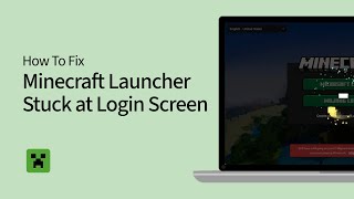 How to Fix Minecraft Launcher Stuck at Login Screen [upl. by Gnurt]