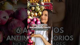 Alimentos Antiinflamatorios qué NO conocíassalud bienestar natural [upl. by Ronym]