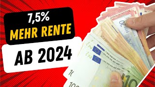 75 mehr Rente für 3 Mio Rentner 💥 Das kommt ab 2024 💥 Wichtige News [upl. by Jumbala681]