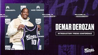 DeMar DeRozan  Introductory Press Conference 7924 [upl. by Oijres]