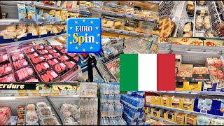 🇮🇹 Shopping at Eurospin in Milan with my Boyfriend  Vacation Grocery Budget for a Couple in Italy [upl. by Ettenotna]