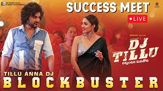 DJ Tillu Success Meet LIVE  BlockbusterDJTillu  Siddhu Neha Shetty  Vimal Krishna  Naga Vamsi [upl. by Eirffej]