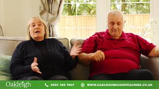 Oakleigh Residential Park Homes  Testimonial from a Happy Couple [upl. by Siuluj]