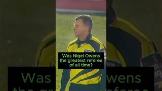 Was Nigel Owen’s the greatest referee of all time rugby referee goat NigelOwens viral fyp [upl. by Liederman]